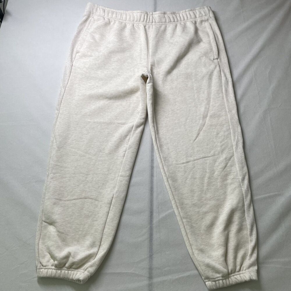NWT Member's Mark Women's Fleece Jogger Pants Cream Knit Size XXL